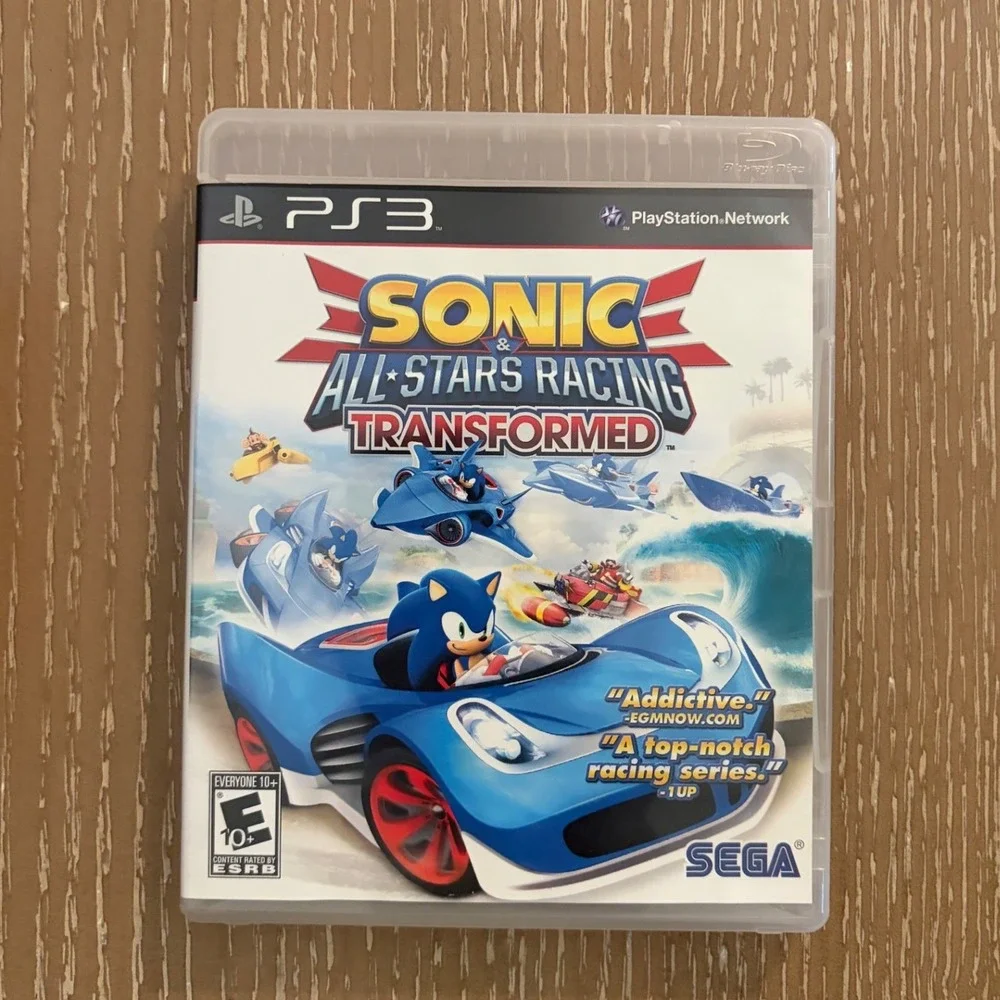 Sonic & All-Stars Racing Transformed PS3 PlayStation 3 Sega Game 2012 Complete